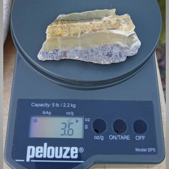 Bumble Bee Jasper crystal slab 4 strength courage abundance happiness - Picture 4 of 5